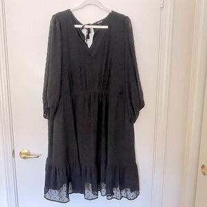 Torrid Black Long Sleeve Dress